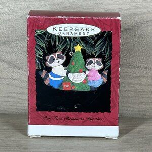 Vintage 1993 Hallmark Keepsake Ornament "Our First Christmas Together" in box